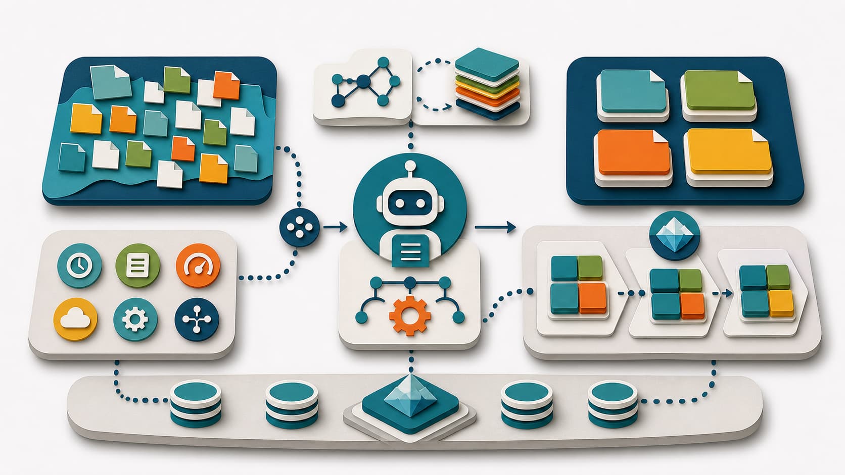 event-driven compaction architecture map