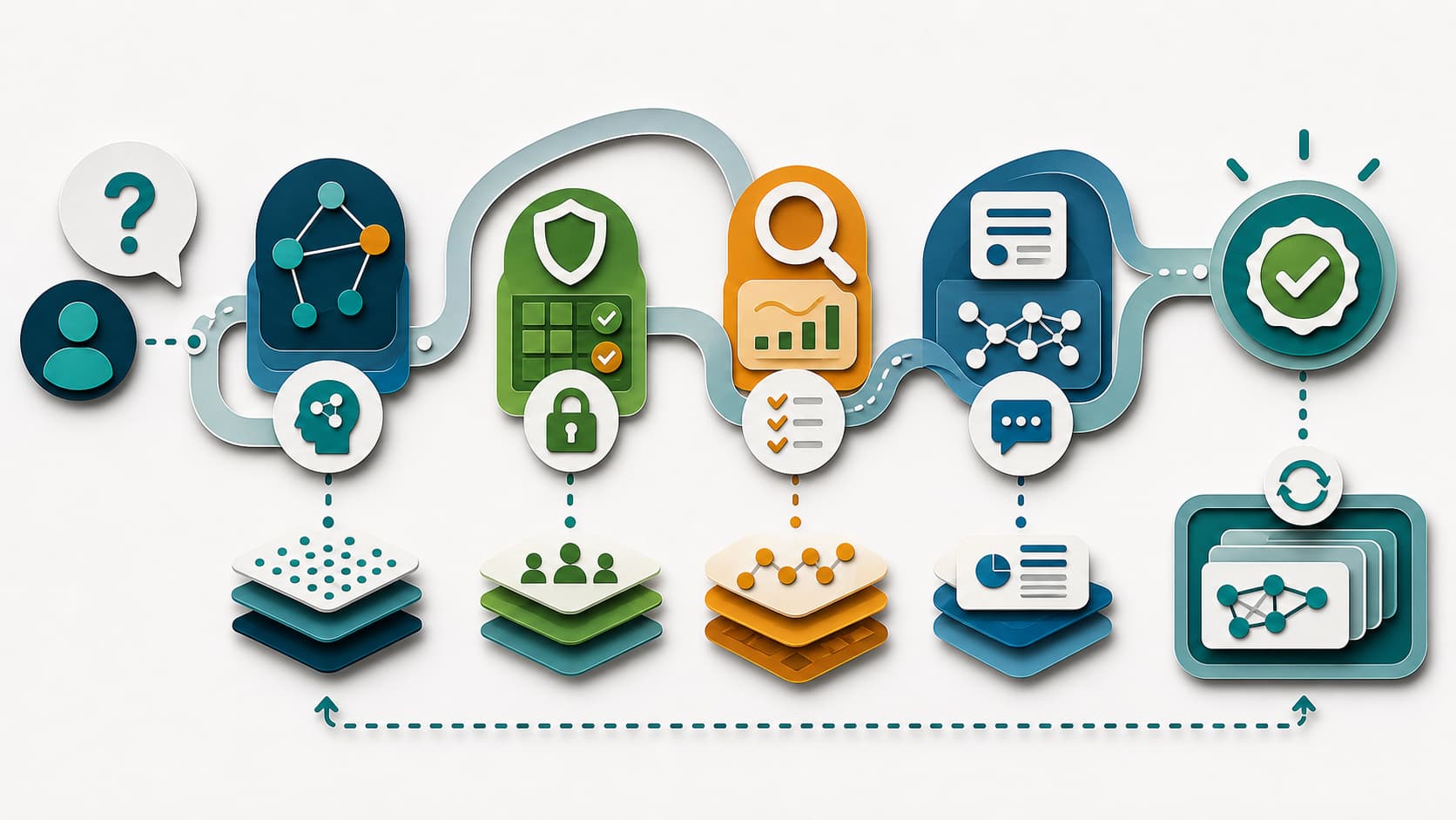 Operating workflow for enterprise AI data advantage