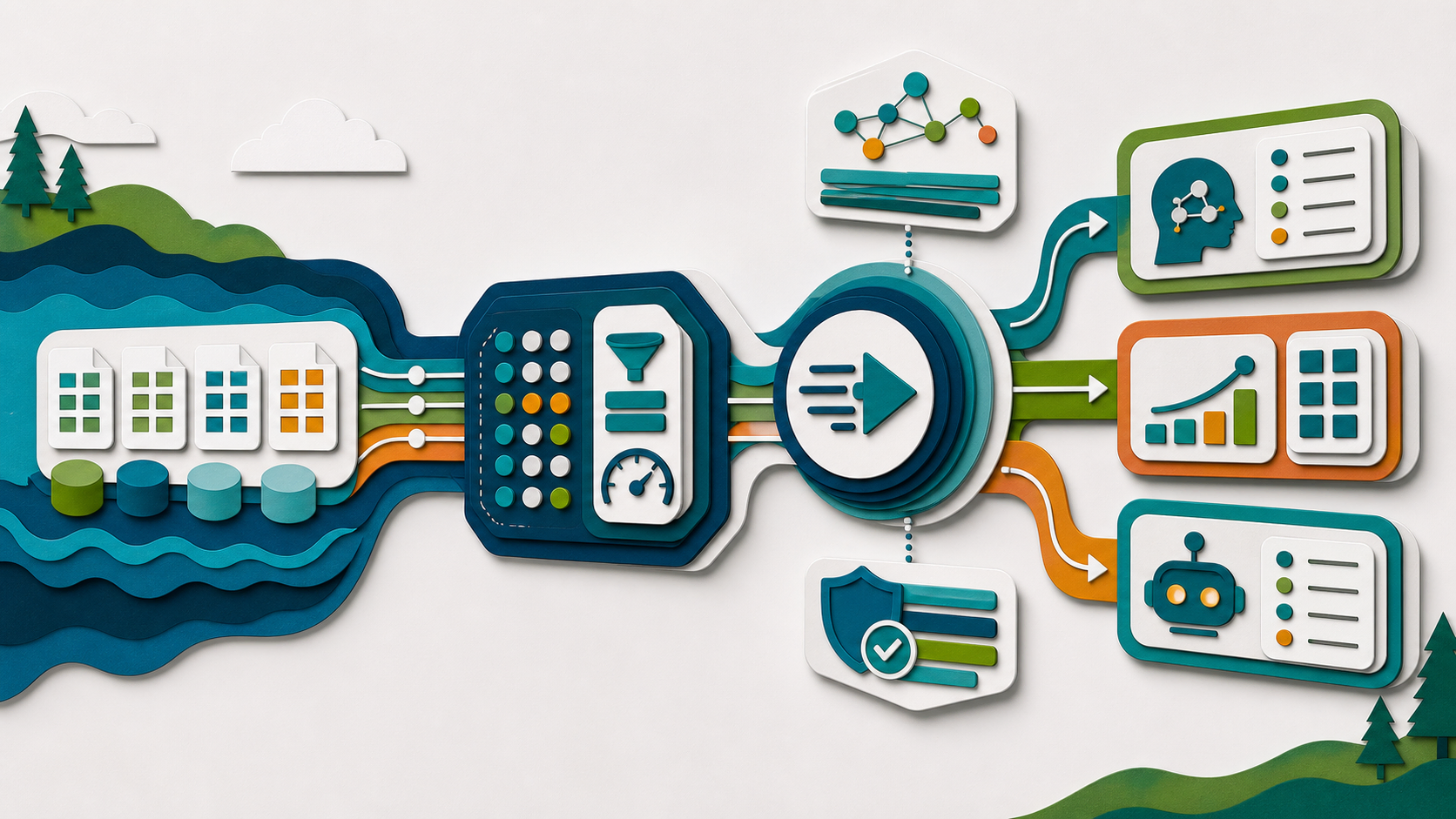 Open lakehouse operating model for native scan execution