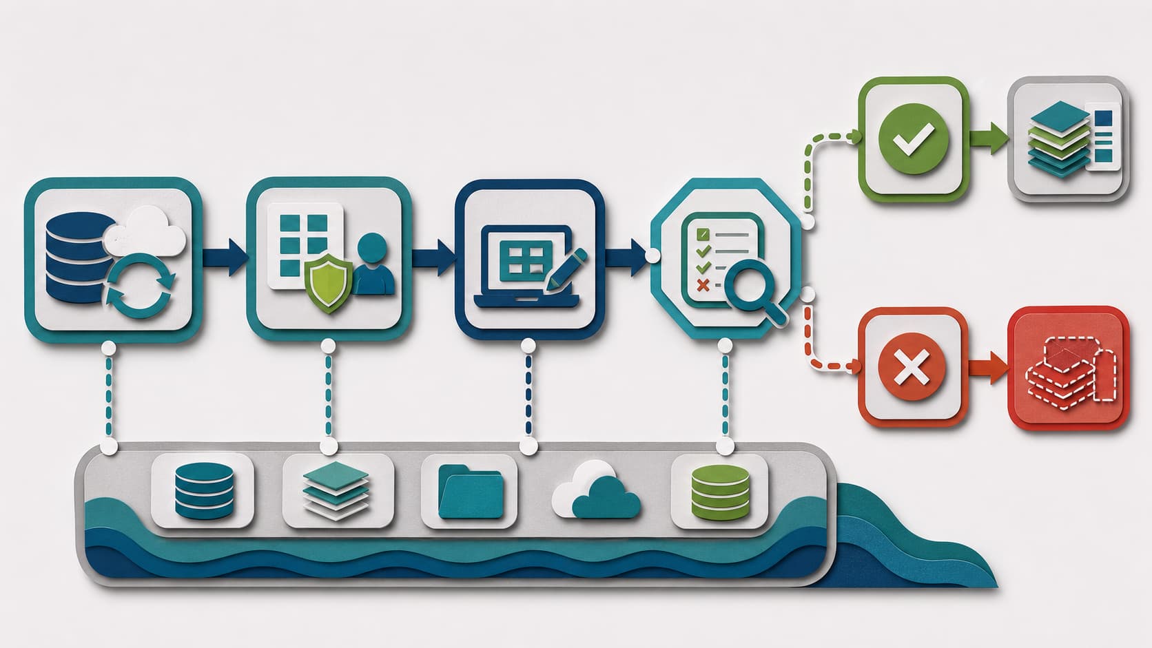 Operating workflow for interoperable lakehouse operations